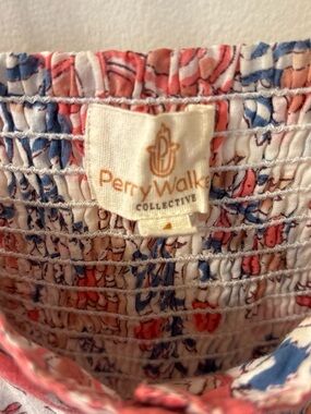 Perry Walkers Collective Women's Pink Blue Floral Dress